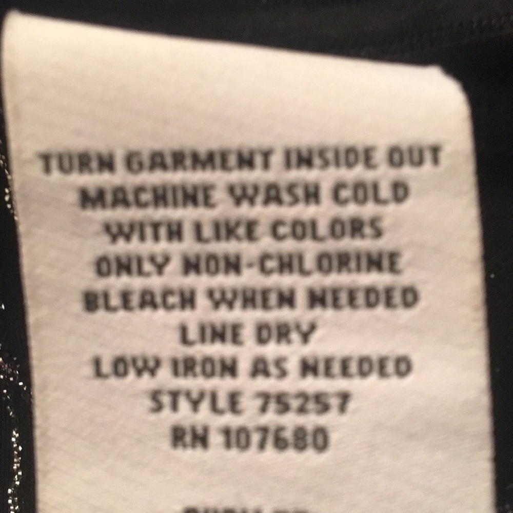 Ruby Rd Like New Black Tunic/Metallic Silver Thre… - image 5